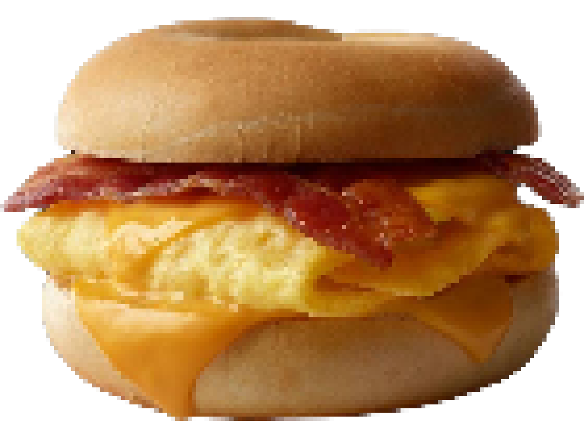 bacon, egg and cheese bagel